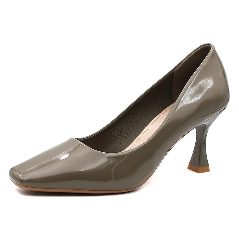 Brand Designer Women Pumps 7 CM Female Office Work Shoes High Quality Patent Leather Square Toe Shallow Ladies Heels
Brand Designer Women Pumps 7 CM Female Office Work Shoes High Quality Patent Leather Square Toe Shallow Ladies Heels