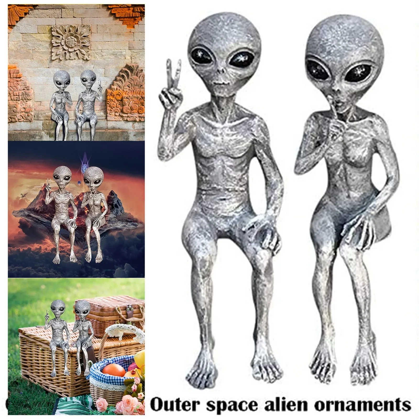 Mysterious Funny Outer Space Alien Statue Garden Fidget Model Mr. Bones Martians Baby Frame Toys Skeleton Gifts Wholesales!
Mysterious Funny Outer Space Alien Statue Garden Fidget Model Mr. Bones Martians Baby Frame Toys Skeleton Gifts Wholesales!