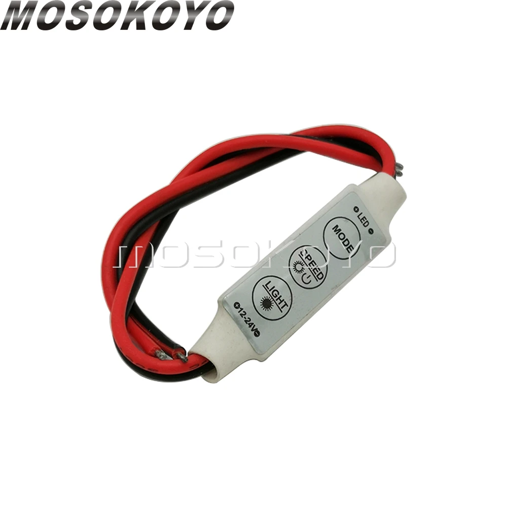 1 шт., мини-контроллер для светодиодных лент, 3 клавиши, 12-24 В постоянного тока 
1 шт., мини-контроллер для светодиодных лент, 3 клавиши, 12-24 В постоянного тока