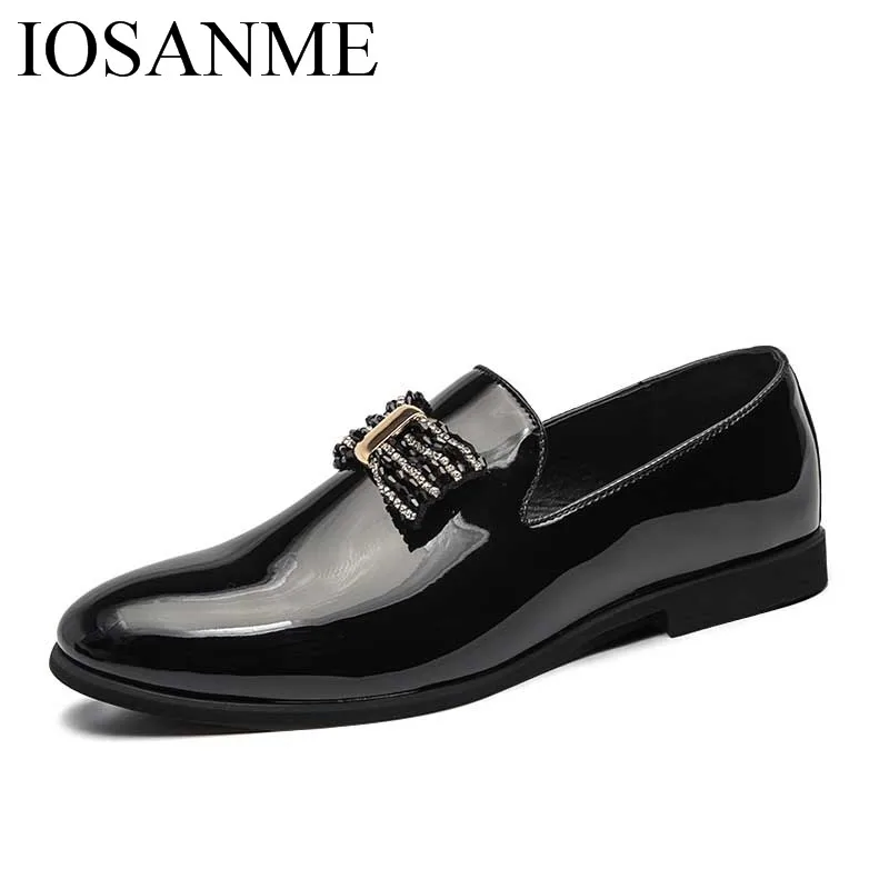 Туфли мужские из лакированной кожи, с кисточками 
Туфли мужские из лакированной кожи, с кисточками