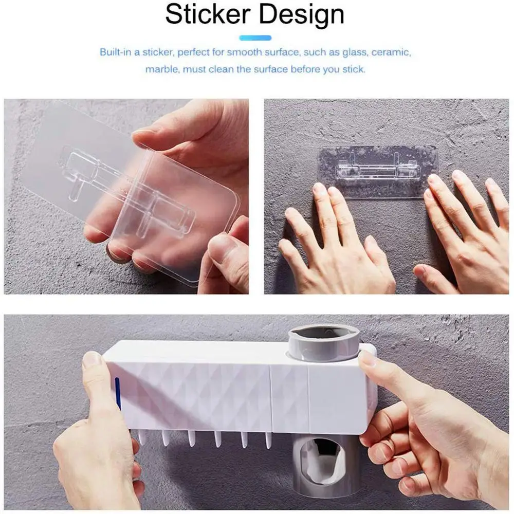 Antibacteria UV Tandenborstel Houder Automatische Tandpasta Dispenser Steriliseren Thuis Cleaner Steriliseren Badkamer Set
Antibacteria UV Tandenborstel Houder Automatische Tandpasta Dispenser Steriliseren Thuis Cleaner Steriliseren Badkamer Set