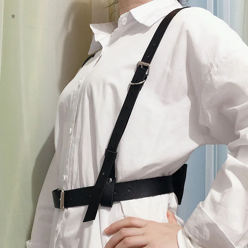 All-Match PU Women Suspender Harness Fashion Bowtie Belt Shirt Dress Accessories Brace Bretelle Ciclismo Cosplay Outfit Decor
All-Match PU Women Suspender Harness Fashion Bowtie Belt Shirt Dress Accessories Brace Bretelle Ciclismo Cosplay Outfit Decor