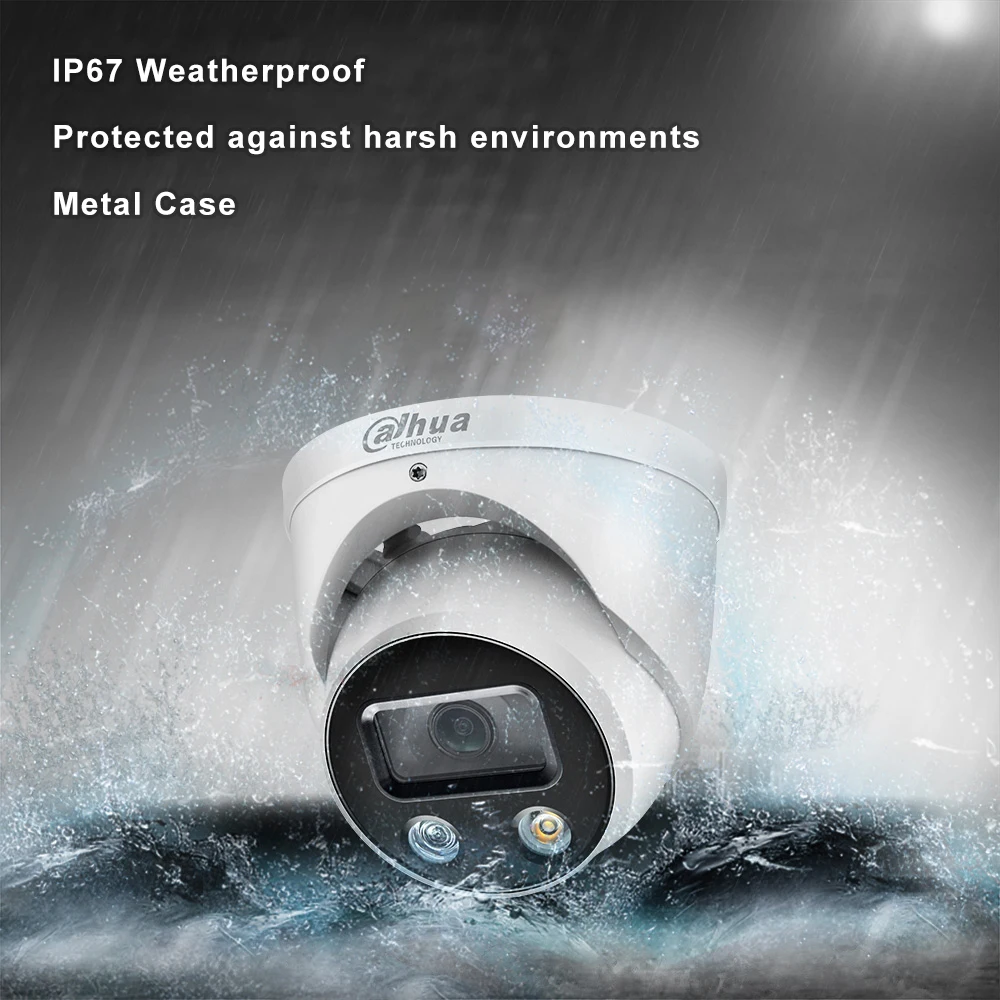IP-камера Dahua 8 Мп 5 стандартное Цветовое оформление 4K HD PoE встроенный микрофон