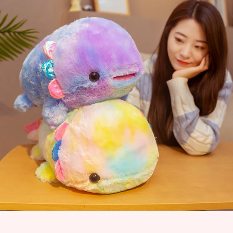 Plush Toy Rainbow Colour Cynops Dinosaur Stuffed Animals Plushie Dolls Fantastic Soft Body Pillows for Kids
Plush Toy Rainbow Colour Cynops Dinosaur Stuffed Animals Plushie Dolls Fantastic Soft Body Pillows for Kids