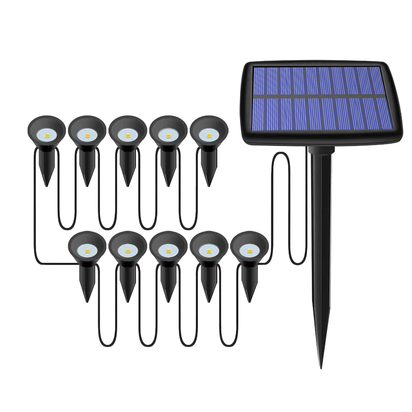 IP44 Waterproof Solar LED Buried Light 10 LED SMD2835 Warm Light Street Light Ground Lamp for Garden Pathway Decoration
IP44 Waterproof Solar LED Buried Light 10 LED SMD2835 Warm Light Street Light Ground Lamp for Garden Pathway Decoration