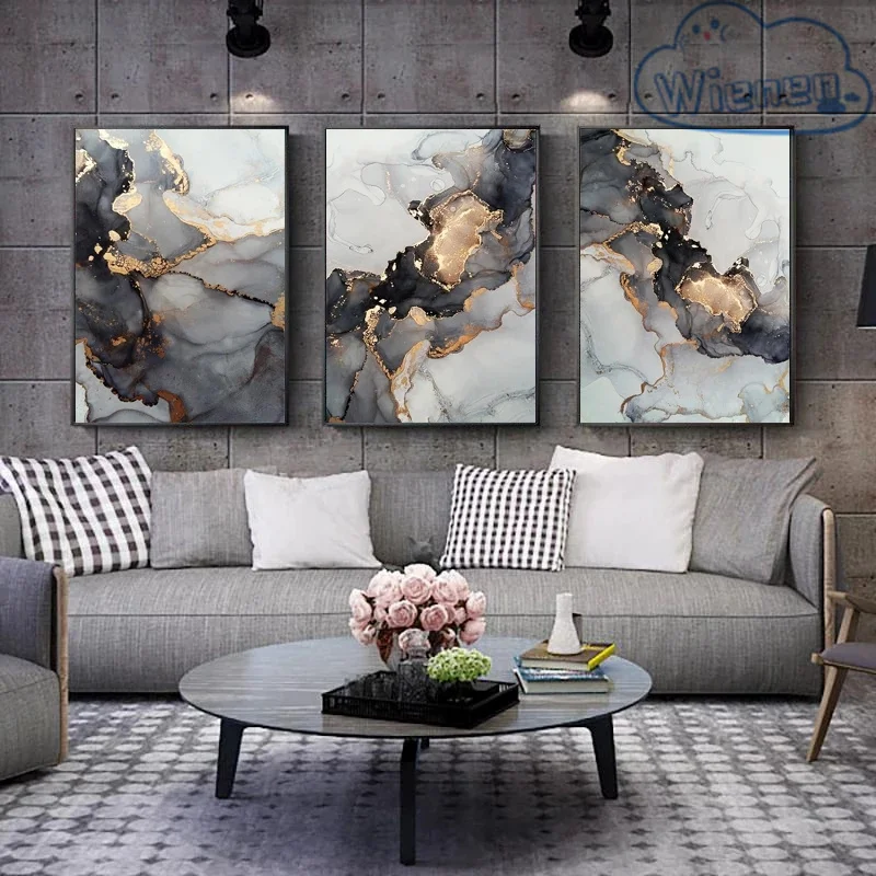 Nordic Black Gray Gold Ribbon Abstract Wall Art Marble Canvas Painting Posters And Prints Modern For Living Room Home Decoration
Nordic Black Gray Gold Ribbon Abstract Wall Art Marble Canvas Painting Posters And Prints Modern For Living Room Home Decoration