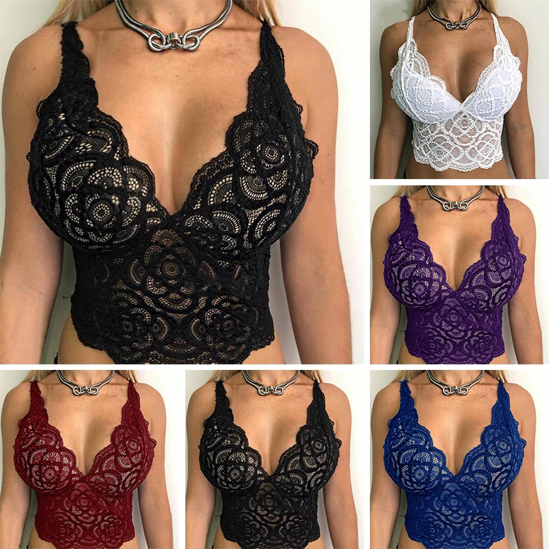 Summer Sexy Lingerie Perspective Lace Soft Eyelash Top for Women Underwear Lace Bralette Sexy Vest Push Up Bras
Summer Sexy Lingerie Perspective Lace Soft Eyelash Top for Women Underwear Lace Bralette Sexy Vest Push Up Bras