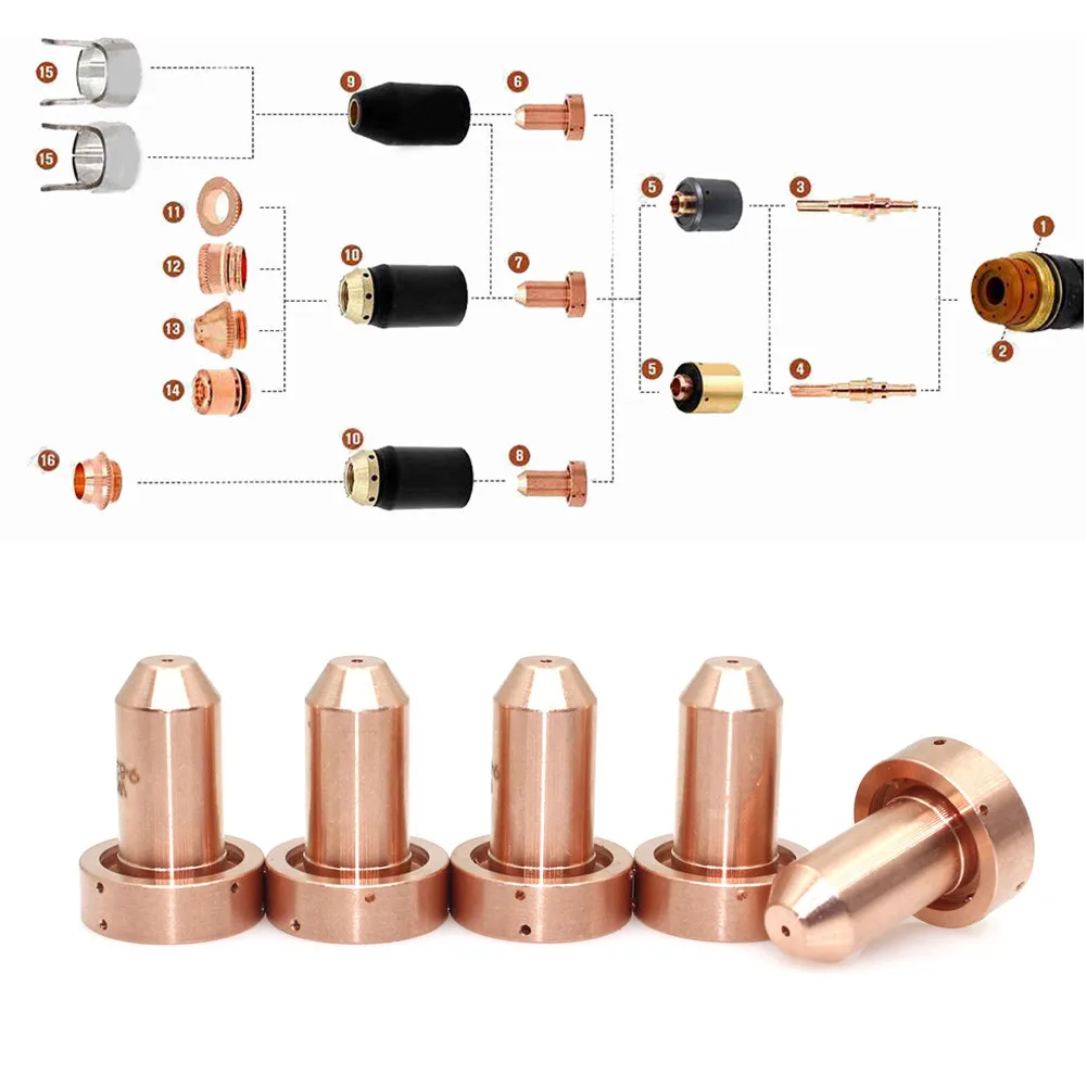 5pcs 9-8207 Plasma Torch NOZZLE / Tips 9-8207 WSP-10004 OEMed For Plasma Cutting Torch T/D SL 60/100
5pcs 9-8207 Plasma Torch NOZZLE / Tips 9-8207 WSP-10004 OEMed For Plasma Cutting Torch T/D SL 60/100