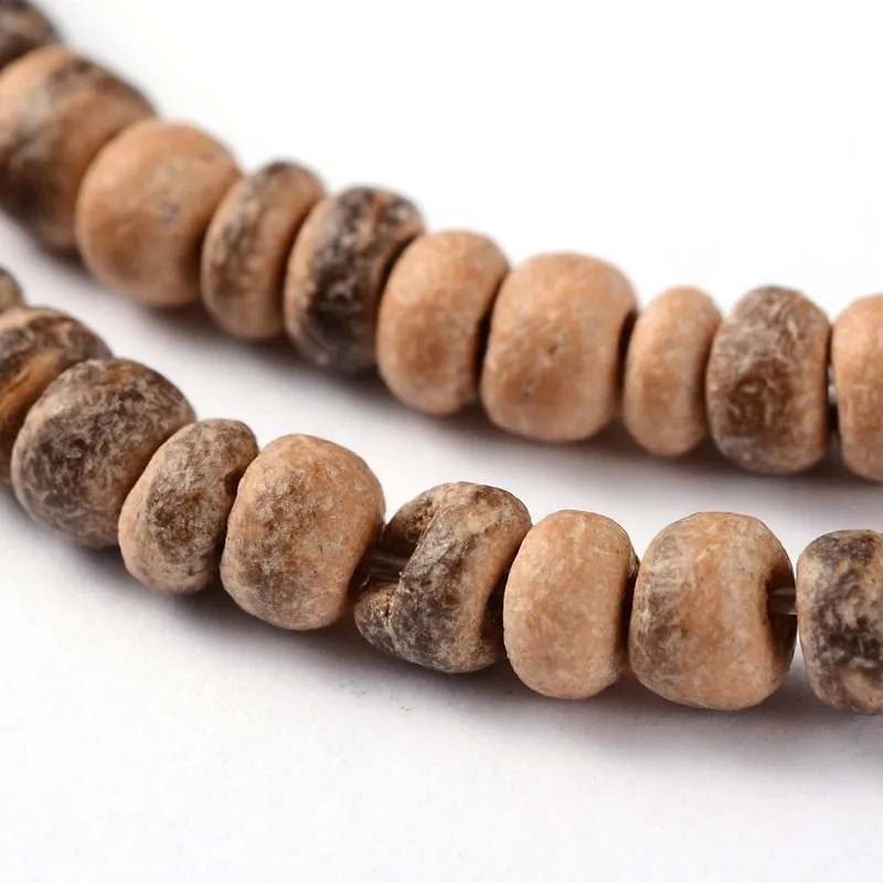 10 прядей, натуральная Кокосовая колонна, круглые бусины, искусственные ювелирные изделия, сделай сам 
10 прядей, натуральная Кокосовая колонна, круглые бусины, искусственные ювелирные изделия, сделай сам