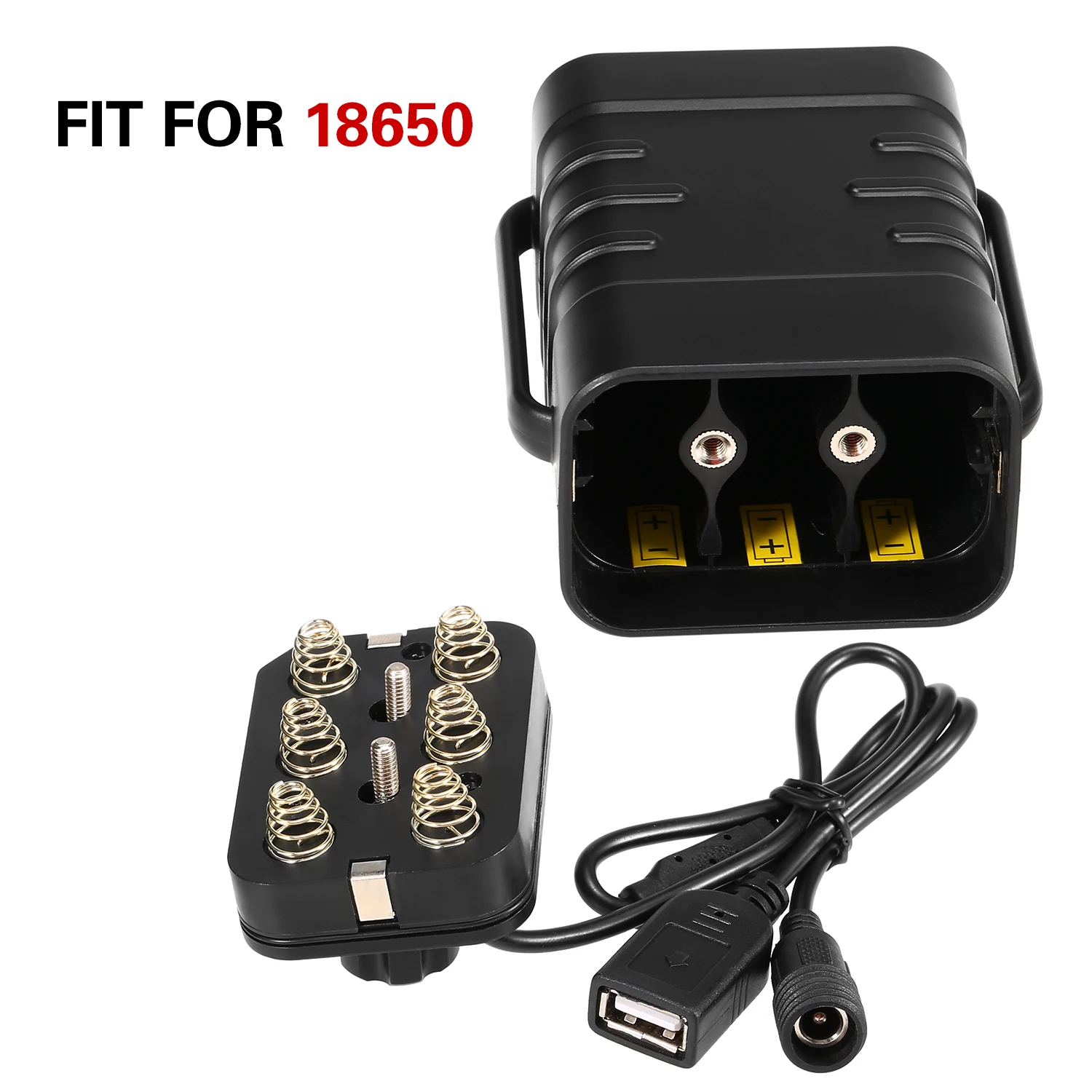 Waterproof Battery Box Portable Charger Dual Interface 6 Section 18650 Battery Case Outdoor Camping Equipment
Waterproof Battery Box Portable Charger Dual Interface 6 Section 18650 Battery Case Outdoor Camping Equipment