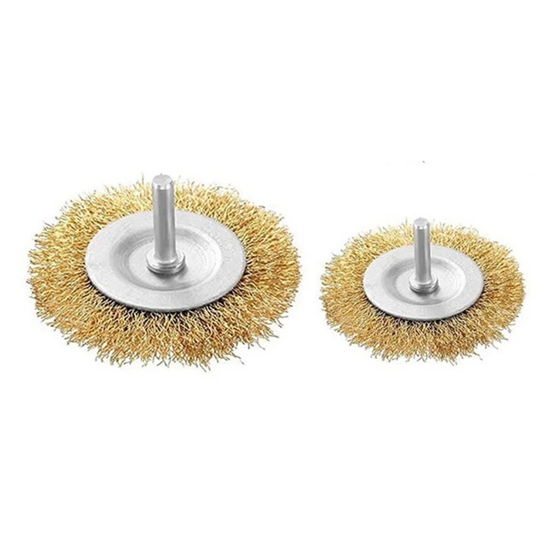 7Pcs Wire Wheel Brush Knotted & Crimped Wire Cup Wheels Brush & Carbon Knot Wire Drill Brush Set with 1/4-Inch Shank
7Pcs Wire Wheel Brush Knotted & Crimped Wire Cup Wheels Brush & Carbon Knot Wire Drill Brush Set with 1/4-Inch Shank
