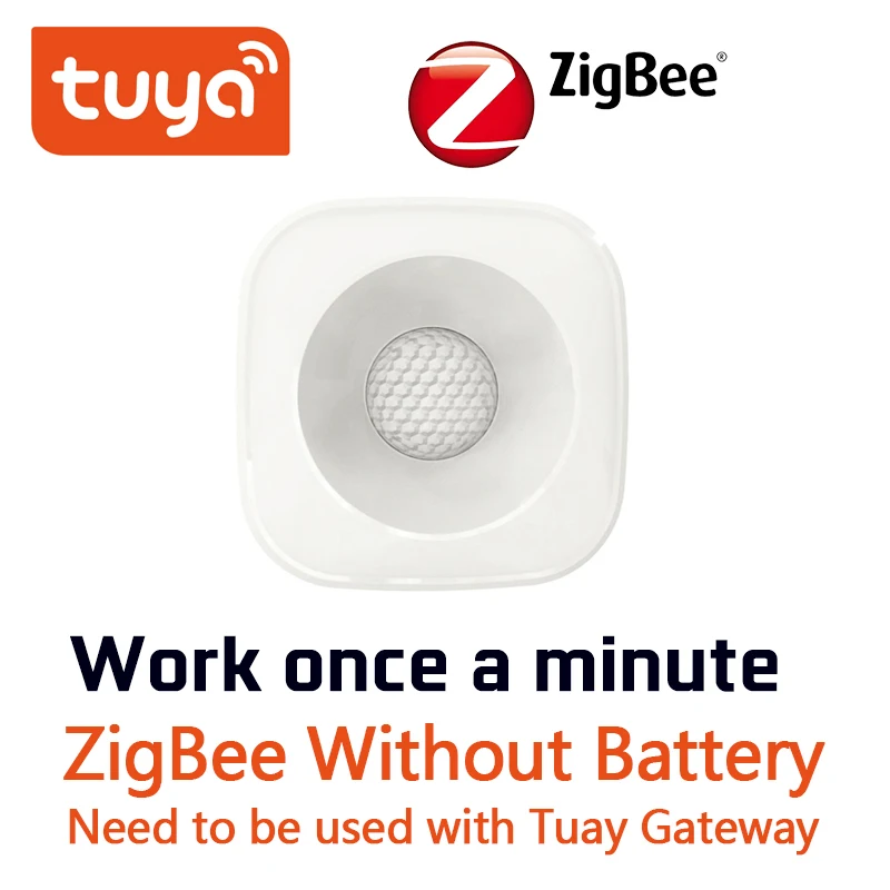 Tuya ZigBee/WiFi PIR Motion Sensor Wireless Infrared Detector Security Burglar Alarm Sensor Smart life APP Control Compatible
Tuya ZigBee/WiFi PIR Motion Sensor Wireless Infrared Detector Security Burglar Alarm Sensor Smart life APP Control Compatible