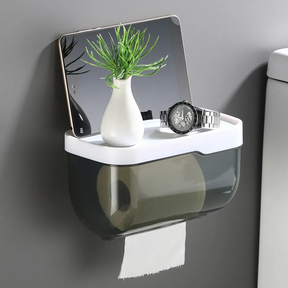 Creative Waterproof Wall-mounted Toilet Paper Holder Storage Rack Tissue Box Tissue Bathroom Supplies Punch-Free
Creative Waterproof Wall-mounted Toilet Paper Holder Storage Rack Tissue Box Tissue Bathroom Supplies Punch-Free