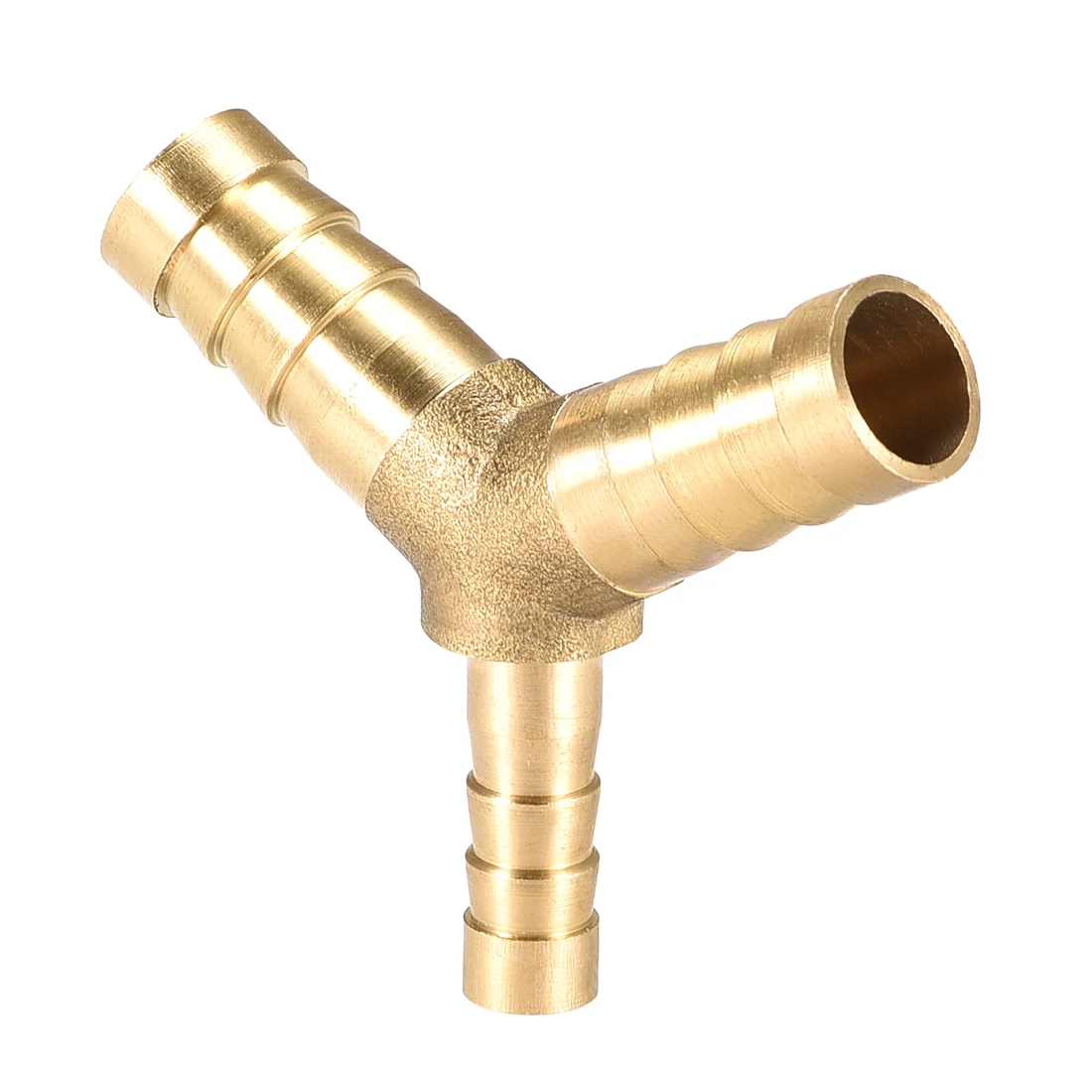 uxcell 3pcs 10X6X10mm Hose ID Brass Reducer Barb Fitting Y-Shaped 3 Way Tee Connector Adapter connect lines for air, water 
uxcell 3pcs 10X6X10mm Hose ID Brass Reducer Barb Fitting Y-Shaped 3 Way Tee Connector Adapter connect lines for air, water