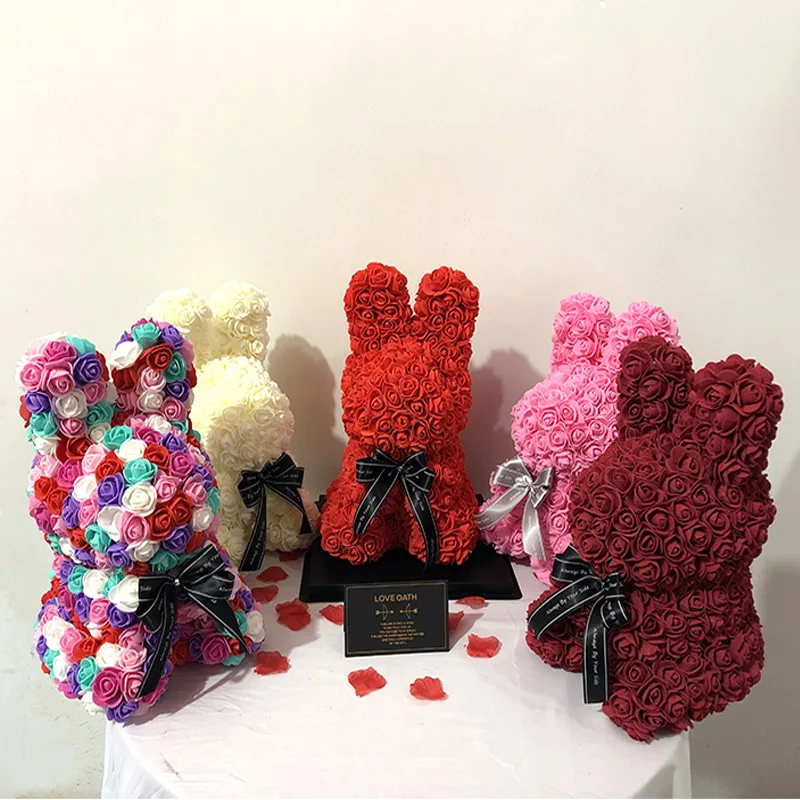 Dropshipping 39cm Rose Rabbit Artificial Flower Rose of Rabbit Christmas Decoration for Home Valentines Mothers Day Gifts 
Dropshipping 39cm Rose Rabbit Artificial Flower Rose of Rabbit Christmas Decoration for Home Valentines Mothers Day Gifts