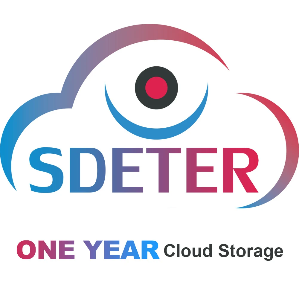 Беспроводная камера видеонаблюдения SDETER V380 Pro IP Wi Fi один год облачное хранилище