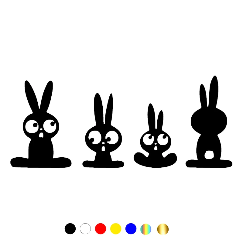 CS-1495# funny bunnies car sticker vinyl decal white/black for auto car stickers styling bumper rear window
CS-1495# funny bunnies car sticker vinyl decal white/black for auto car stickers styling bumper rear window