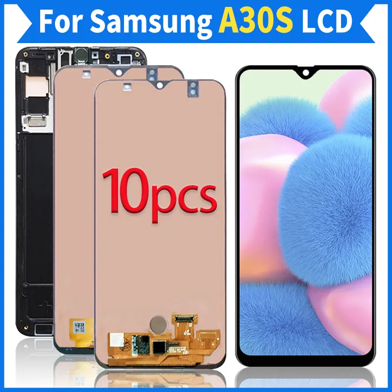 10Pcs/Lot Super Amoeld For Samsung Galaxy A30s LCD Mobile Phone Display SM-A307F A307 A307F/DS Touch Screen Glass Have Frame
10Pcs/Lot Super Amoeld For Samsung Galaxy A30s LCD Mobile Phone Display SM-A307F A307 A307F/DS Touch Screen Glass Have Frame