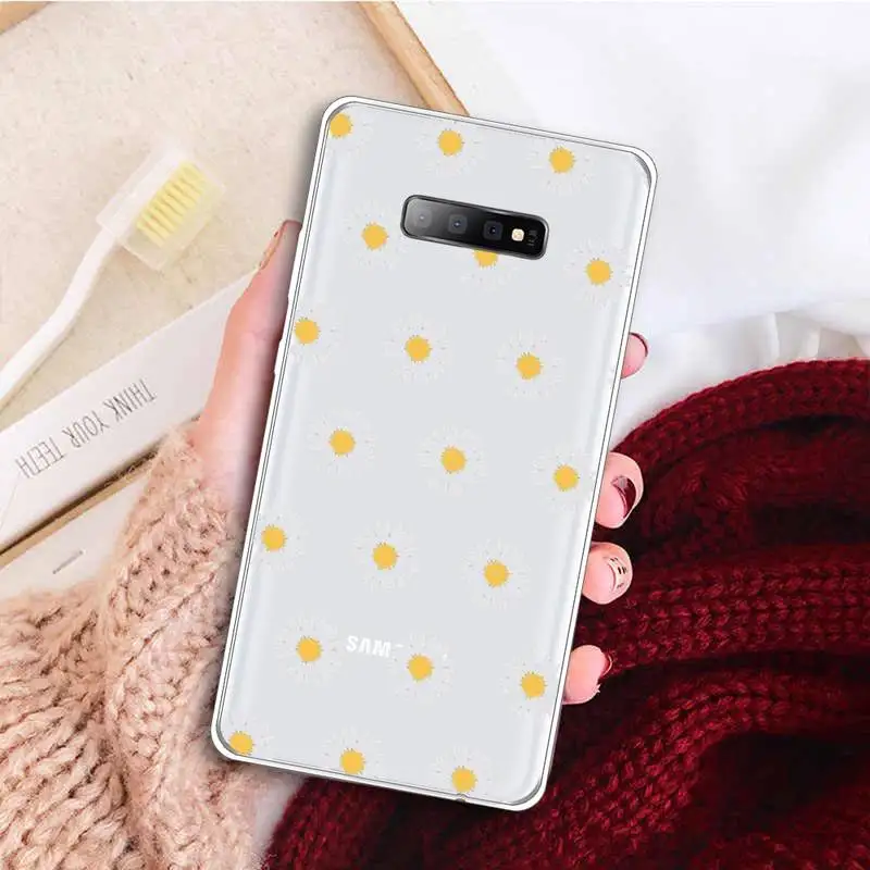 Summer daisy flowers Phone Case Transparent For Samsung Galaxy A 71 21s S note 8 9 10 plus 20 ultra
Summer daisy flowers Phone Case Transparent For Samsung Galaxy A 71 21s S note 8 9 10 plus 20 ultra