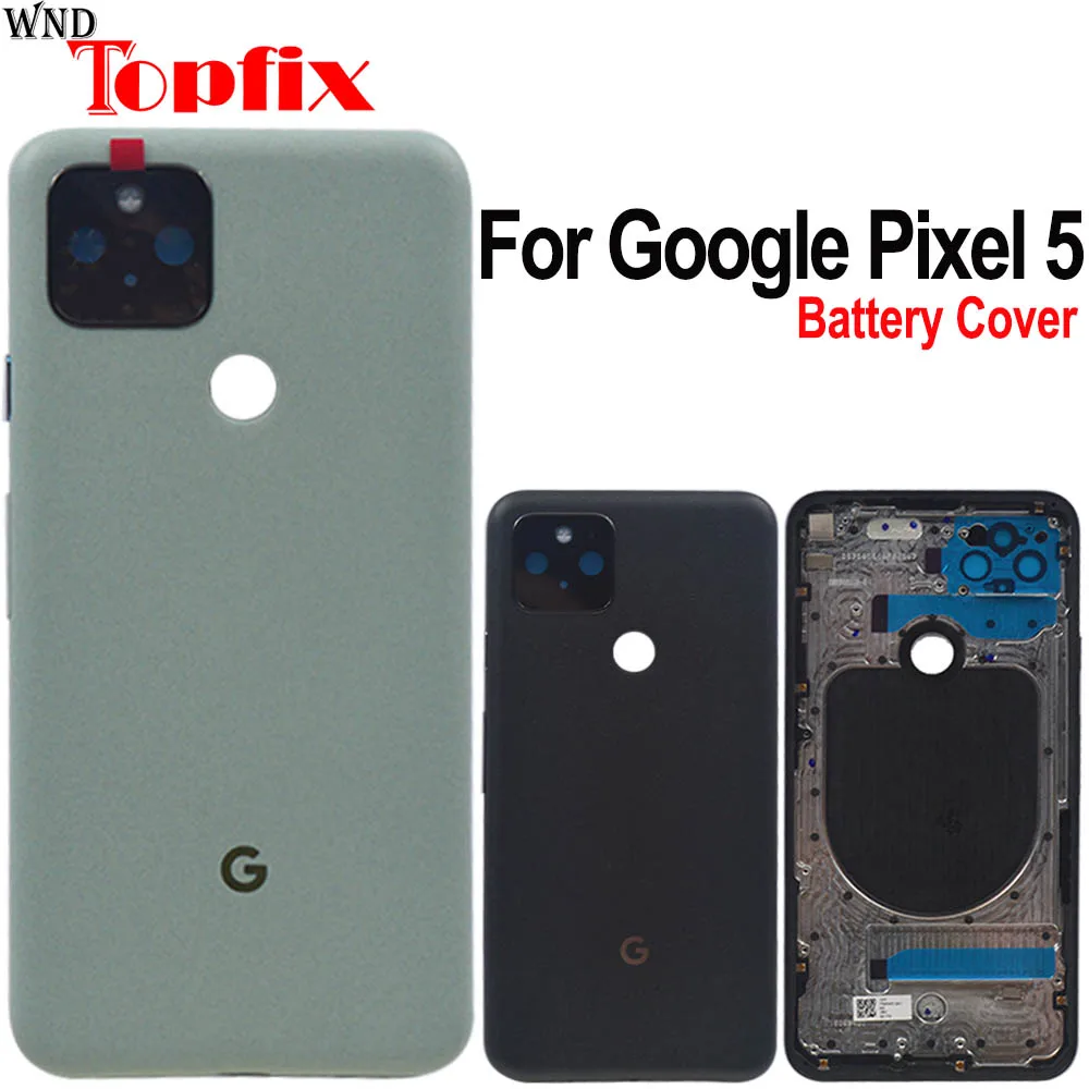 Полностью новый оригинальный чехол для Google Pixel 5 крышка аккумулятора задний