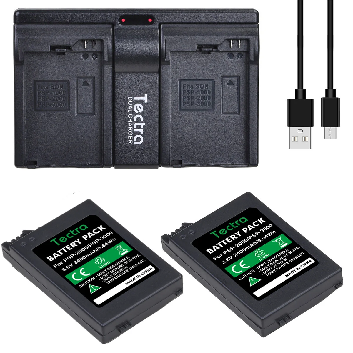 Аккумулятор Tectra 3,6 В 2400 мАч для Sony PSP 2000 PSP 3000 PSP 2000 PSP 3000 PSP-S110 
Аккумулятор Tectra 3,6 В 2400 мАч для Sony PSP 2000 PSP 3000 PSP 2000 PSP 3000 PSP-S110