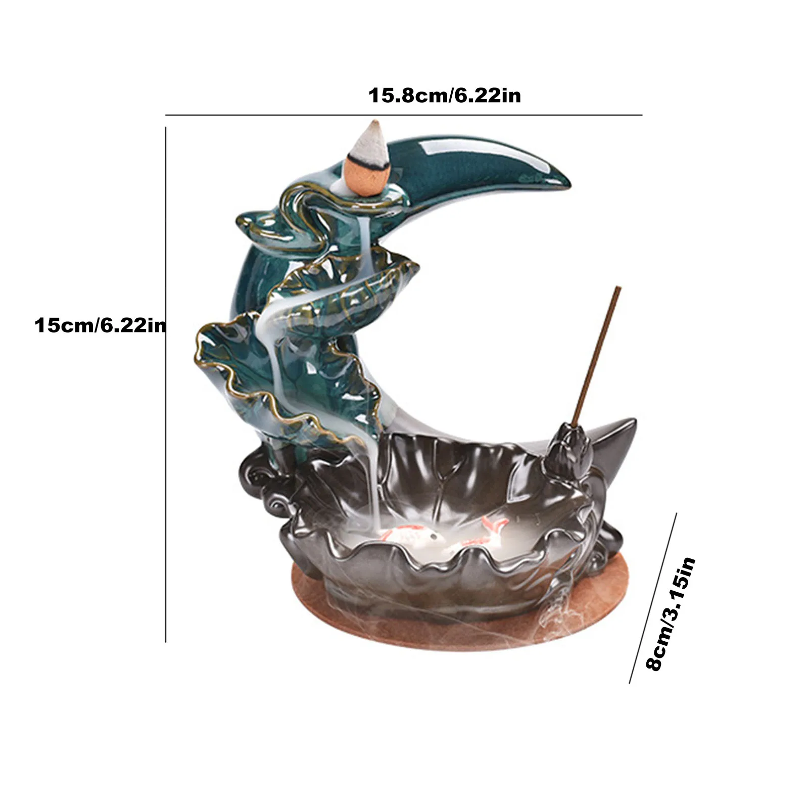 Moon Backflow Incense Cone Holder Office Waterfall Incense Burner Beautiful Women Sitting Moon Ceramic Cone Incense Burner Cense
Moon Backflow Incense Cone Holder Office Waterfall Incense Burner Beautiful Women Sitting Moon Ceramic Cone Incense Burner Cense
