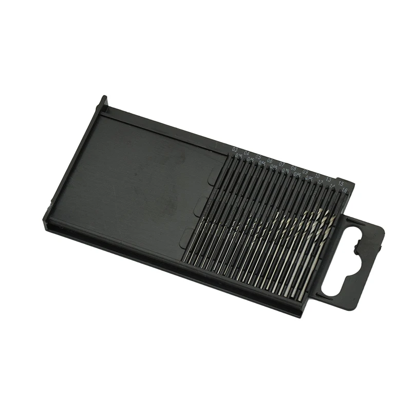 20pcs/box Mini Drill Bit Set Diam 0.3-1.6 mm High Speed Steel Twist Drill Bit HSS Twist Drill Bit Woodworking Drilling
20pcs/box Mini Drill Bit Set Diam 0.3-1.6 mm High Speed Steel Twist Drill Bit HSS Twist Drill Bit Woodworking Drilling