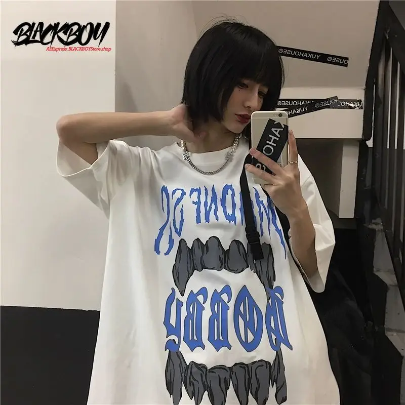 BLACKBOY 2021 summer new trend ins student retro port wind big size loose short-sleeved t-shirt men's and women's couples top
BLACKBOY 2021 summer new trend ins student retro port wind big size loose short-sleeved t-shirt men's and women's couples top