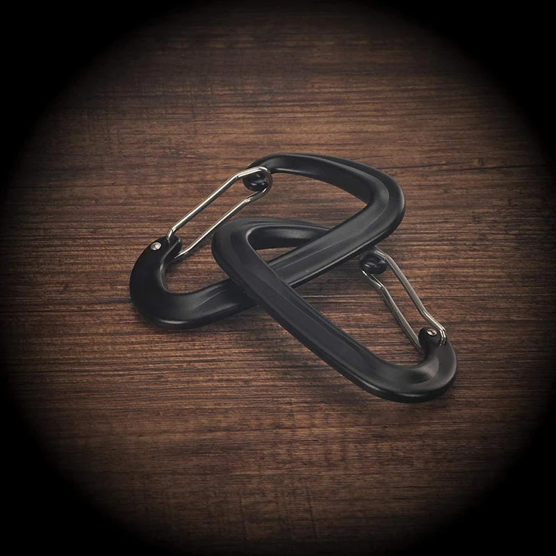 New 2Pcs Carabiner D-Ring Wire Gate/Locking Carabiner Clip Hooks Heavy Duty 12KN for Hammock Hiking Camping Fishing XD88
New 2Pcs Carabiner D-Ring Wire Gate/Locking Carabiner Clip Hooks Heavy Duty 12KN for Hammock Hiking Camping Fishing XD88