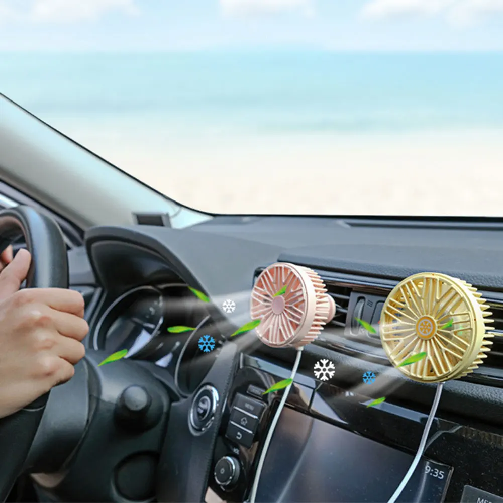New USB Multi-function Electric Car Car Vent Clip Outlet Fan Mini LED Light 7 Blade Air Cooler Adjustable 3 Speed With Light
New USB Multi-function Electric Car Car Vent Clip Outlet Fan Mini LED Light 7 Blade Air Cooler Adjustable 3 Speed With Light