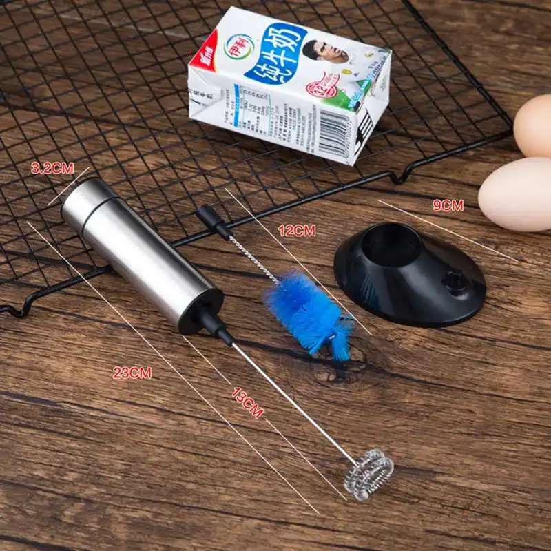 NEW 2 in 1 Electric Milk Frother 2 Whisk Hand Milk Foamer Kitchen Mixer for Cappuccino Coffee Beater Frothers with Stand
NEW 2 in 1 Electric Milk Frother 2 Whisk Hand Milk Foamer Kitchen Mixer for Cappuccino Coffee Beater Frothers with Stand