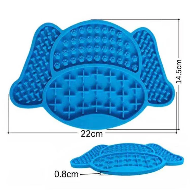 Silicone Dog Lick Pad Slow Feeder Lick Mat with Strong Suction Cups for Pet Bathing Training BOM666
Silicone Dog Lick Pad Slow Feeder Lick Mat with Strong Suction Cups for Pet Bathing Training BOM666