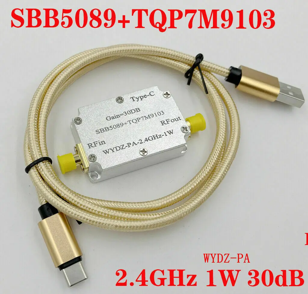 SBB5089 + TQP7M9103 2 4 ГГц 1 Вт СВЧ усилитель мощности модуль Ham Радио AMP TYPE-C | Электроника