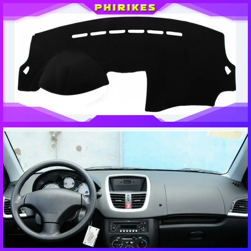 For Peugeot 207 206+ Auto Dashboard Cover Dashmat Mat Pad Anti-UV Sun Shade Instrument Protective Carpet Car Styling Accessories
For Peugeot 207 206+ Auto Dashboard Cover Dashmat Mat Pad Anti-UV Sun Shade Instrument Protective Carpet Car Styling Accessories