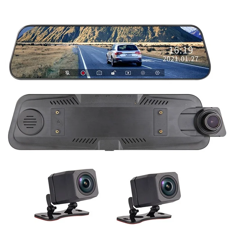 New Main Product Car Dashcam 9.66 Inch IPS Screen Touch Electronic Rearview Mirror Car Black Box with Night Vision
New Main Product Car Dashcam 9.66 Inch IPS Screen Touch Electronic Rearview Mirror Car Black Box with Night Vision