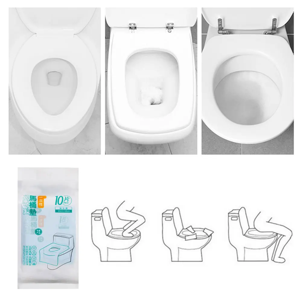 Disposable Toilet Seat Cover Waterproof Safety Bathroom Accessory Pad Portable Biodegradable Sanitary Suitable Multi-Toilet
Disposable Toilet Seat Cover Waterproof Safety Bathroom Accessory Pad Portable Biodegradable Sanitary Suitable Multi-Toilet