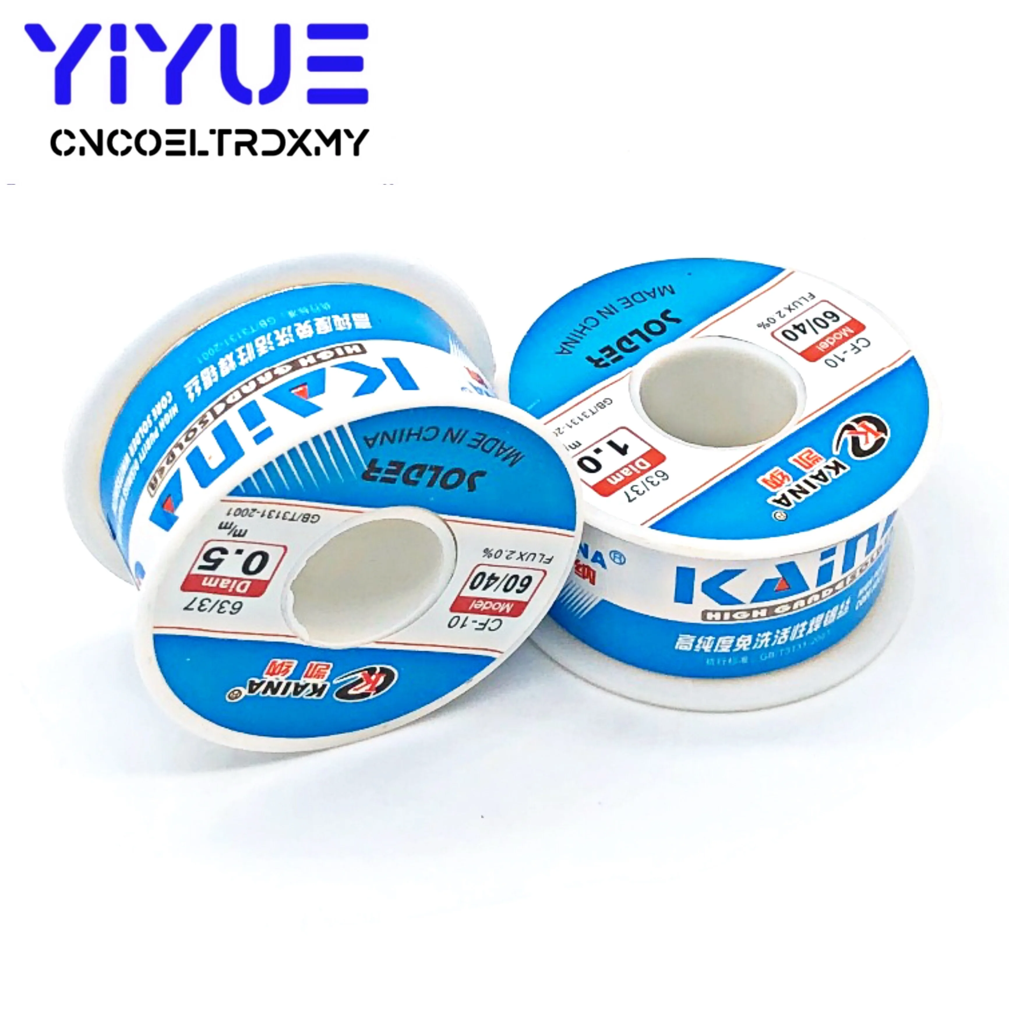 0.5/0.6/0.8/1/1.2/1.5/2.0mm 100g 60/40 Rosin Core Tin Lead Solder Wire Soldering Welding Flux 2.0% Iron Wire Reel
0.5/0.6/0.8/1/1.2/1.5/2.0mm 100g 60/40 Rosin Core Tin Lead Solder Wire Soldering Welding Flux 2.0% Iron Wire Reel