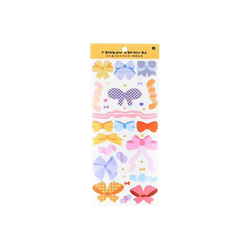 1 Pcs Colorful Cute Creative Bow Stickers Scrapbooking Bullet Journal Planner DIY Decorative Collage Material Laptop Stickers
1 Pcs Colorful Cute Creative Bow Stickers Scrapbooking Bullet Journal Planner DIY Decorative Collage Material Laptop Stickers