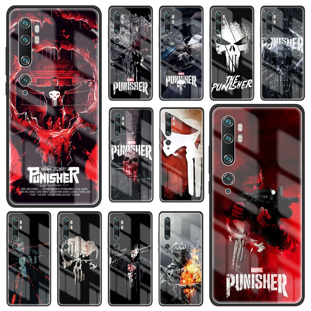 The Punishe Marvel Tempered Glass Case For Xiaomi Mi 11 Ultra Note 10 Pro 10T 9 Poco F3 X3 NFC X2 M2 Phone Cover Back Coque Bag
The Punishe Marvel Tempered Glass Case For Xiaomi Mi 11 Ultra Note 10 Pro 10T 9 Poco F3 X3 NFC X2 M2 Phone Cover Back Coque Bag