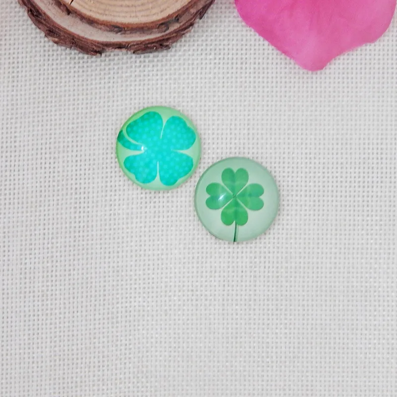 Wholesale 10 Pcs Random Mix Clover Pattern Round Glass Cabochon Necklace Bracelet DIY Glass Patch Dome Flat Back Jewelry Finding
Wholesale 10 Pcs Random Mix Clover Pattern Round Glass Cabochon Necklace Bracelet DIY Glass Patch Dome Flat Back Jewelry Finding