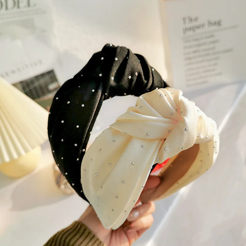Hot Fix Rhinestones Headband Hairband for Women 2022 Spring Hair Accessories Big Knot Head Hoop Solid Silk Satin Hairband Knot
Hot Fix Rhinestones Headband Hairband for Women 2022 Spring Hair Accessories Big Knot Head Hoop Solid Silk Satin Hairband Knot