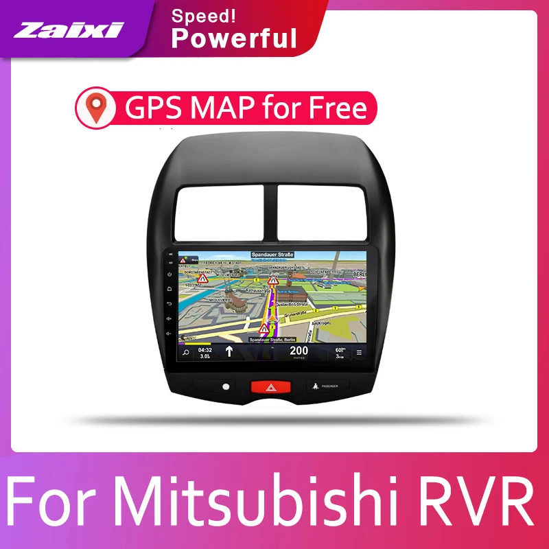 ZaiXi 2din автомобильный мультимедийный Android Автомагнитола для Mitsubishi RVR 2010 ~ 2019 Bluetooth
