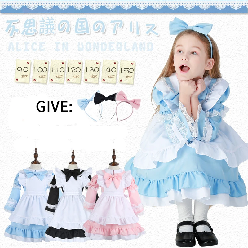 Carnival Party Girl Alice In Wonderland Cosplay Costume Gothic Lolita Maid Princess Dress Halloween Christmas Cute Fancy Outfit
Carnival Party Girl Alice In Wonderland Cosplay Costume Gothic Lolita Maid Princess Dress Halloween Christmas Cute Fancy Outfit