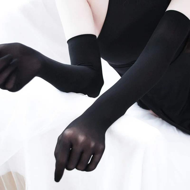 Sexy Lace Thin Transparent Hollow Breathable Long Gloves Seamless High Elasticity Solid Women Man White Black Stocking Gloves
Sexy Lace Thin Transparent Hollow Breathable Long Gloves Seamless High Elasticity Solid Women Man White Black Stocking Gloves