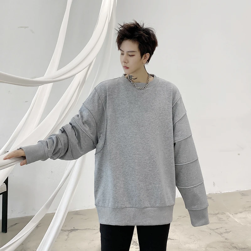 Male Women Spring Autumn Streetwear Hip Hop Long Sleeve Hoodie Sweatshirt Men Splice Reflective Strip Loose Pullover Sweatshirt
Male Women Spring Autumn Streetwear Hip Hop Long Sleeve Hoodie Sweatshirt Men Splice Reflective Strip Loose Pullover Sweatshirt