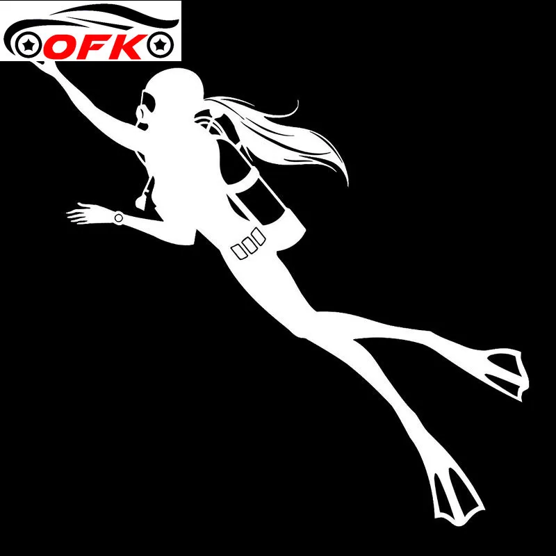 OFK 16.8*16.4CM Special Decal with Scuba Diving Movement Cartoon Characters of Female Diver Stickers Car Styling
OFK 16.8*16.4CM Special Decal with Scuba Diving Movement Cartoon Characters of Female Diver Stickers Car Styling