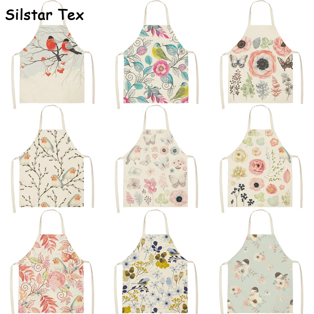 Silstar Tex Flowers And Birds Apron Kitchen Woman Kids Home Ice Cream Dessert Aprons Garden Work Haircut Dress Accessories
Silstar Tex Flowers And Birds Apron Kitchen Woman Kids Home Ice Cream Dessert Aprons Garden Work Haircut Dress Accessories