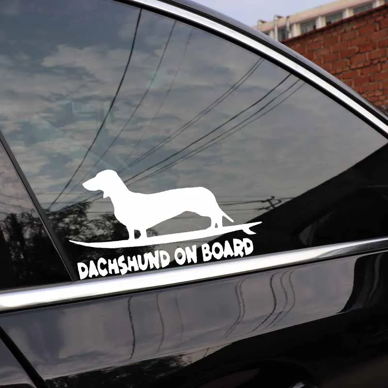 Car Sticker Funny Dog PVC Waterproof Sunscreen Decal Window Decorative Dachshund on Car Black/Silver 16x8.8cm
Car Sticker Funny Dog PVC Waterproof Sunscreen Decal Window Decorative Dachshund on Car Black/Silver 16x8.8cm