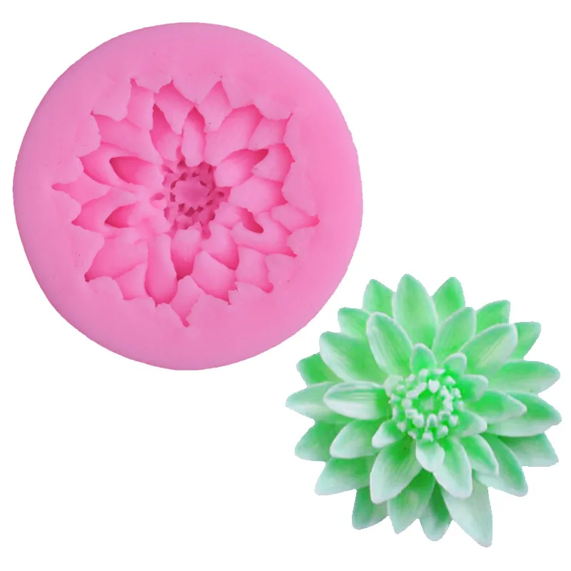 3D Lotus Chrysanthemum Flowers Wedding Cake Decorating Tools DIY Baking Fondant Silicone Mold Candle Soap Chocolate Mould 
3D Lotus Chrysanthemum Flowers Wedding Cake Decorating Tools DIY Baking Fondant Silicone Mold Candle Soap Chocolate Mould