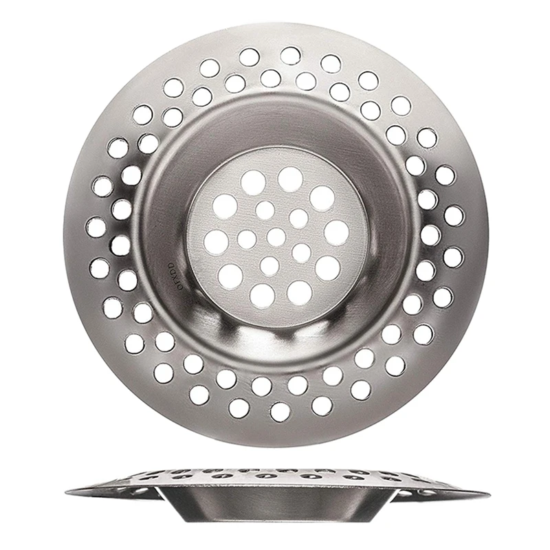 justdolife Sink Strainer Stainless Steel Easy to Use Drain Protector Hair Trap for Kitchen Sink Accessories Kitchen Tools
justdolife Sink Strainer Stainless Steel Easy to Use Drain Protector Hair Trap for Kitchen Sink Accessories Kitchen Tools